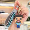 Llavero Creativo de Dibujos Animados Minecraft Colgante para Coche Exquisito Lindo Llavero para Mochila Adorno de Regalo para Vendedor Ambulante