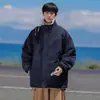 Invierno 2026 Nuevo Chaqueta de Algodón con Felpa para Hombre Estilo Coreano Marca de Moda Tendencia Moda Doble Cara Fresca Casual Chaqueta de Algodón Hombre