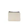 Bolsa de Cosméticos de Lona Lisa Pequeña Transfronteriza para Mujer, Cartera para Maquillaje, Monedas, Auriculares, Portatarjetas de Identificación, Mini Bolsa Simple de Almacenamiento