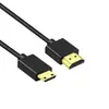 Cable HDMI a Mini HDMI 2.0 Versión 4K Ultradelgado Flexible Cable HDMI Cámara Microps5 Cable de Alta Definición 4K