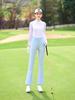 Ropa de golf para mujer pantalones largos pantalones cortos ajustados adelgazantes elásticos pantalones acampanados golf Pantalones de secado rápido para mujer