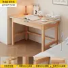 Escritorio de Madera Maciza Pequeño Apartamento Hogar Estudiante Escritorio de Estudio Simple Escritorio para Computadora Banco de Trabajo de Dormitorio Escritorio de Oficina