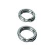 Anillo Doble Aplastado Acero Inoxidable Luya Anillo Doble Anillo Plano Conector Tipo O Pesca Mar Tres Ganchos Accesorios Placa de Hierro