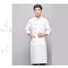 Delantal de Chef Rayado Impermeable y a Prueba de Aceite para Hombres y Mujeres, Adecuado para Cafeterías, Restaurantes, Personal de Hotel, Compra Grupal, Hogar Impermeable y Resistente a las Manchas