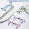 Marco Redondo Gafas para Niños con Filtro de Luz Azul Marco Suave Tr90 Gafas de Estudiante Espejo Plano Marco Antideslizante para Actividades 5442