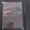 Libro de Tarjetas A5 Página Interior 6 Agujeros Tarjeta Pequeña 3 Pulgadas Porter Unilateral Doble Cara Hojas Sueltas 4 A5 Núcleo de Libro de Almacenamiento Transparente de Alta Definición
