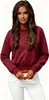 Sudadera Corta Casual Holgada de Manga Larga para Mujer Primavera y Otoño 2026 Estilo Perezoso Versátil Cuello Redondo