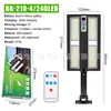 Lámpara Solar Exterior para Patio Súper Brillante Lámpara de Pared Iluminación Impermeable Sensor de Movimiento Corporal Lámpara de Calle Rural Lámpara con Sensor Integrado