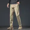 Pantalones Casuales para Hombre 2026 Otoño e Invierno Nuevos Pantalones Cargo Rectos Holgados con Forro Polar Engrosado Pantalones de Negocio para Hombre Invierno