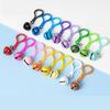 Llavero de plástico de color con forma de campana para colgar en el bolso, joyería, colgante, bonito y creativo, con personalidad, pequeño accesorio de regalo.