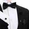 Gravata Borboleta Quadrada de Seda para Negócios Conjunto de 4 Peças Estilo Coreano Masculino Acessórios de Vestimenta para Banquete de Casamento Fábrica de Gravatas de Borboleta Estoque Pronto