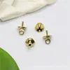 Accesorios de joyería DIY hechos a mano, chapado en cobre puro, 5 x 7 mm, clavo de ojo de oveja, bandeja de perlas adhesivas, fabricantes de bandejas de perlas al por mayor