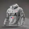 Moletom com Capuz Masculino Mais Vendido no Exterior, Moletom Xadrez Pequeno, Moletom Esportivo Casual da Moda com Estampa 3D para Homens
