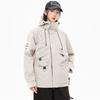 Chaqueta de Trabajo de Marca de Moda para Pareja Popular para Transmisión en Vivo al Aire Libre Pantalones con Bolsillo de Solapa Múltiple Ropa de Trabajo Chaqueta Cortavientos e Impermeable para Hombre