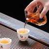 Porcelana Blanca Dehua de las Dinastías Tang y Song, Jade Grasa de Cordero, Taza de Té Pequeña para Ceremonia del Té, Artículos para el Hogar, Juego de Té Creativo de Cerámica, Venta al por Mayor