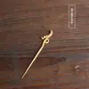 Aguja de Té Horquilla Tallado en Bambú Posavasos de Té Pu 'er Aguja de Té Cuchillo de Té Cono de Té Esfera de Té Aguja para Tetera Horquilla de Bambú Horquilla Ceremonia del Té Seis Caballeros