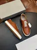 Lujo Ligero BC Color Sólido Piel Genuina Zapatos Casuales de Tabla para Hombre Suela Suave Antideslizantes Zapatos Diarios para Conducir Zapatos para Hombre de Talla Grande Transfronterizos