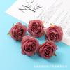 Cabezas de Flores de Rosa Artificiales Materiales DIY Flores Falsas Flores Artificiales para Decoración de Boda Arreglo de Escena Realista Pared de Flores Decorativas