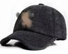 Gorra de béisbol de lana de moda de invierno para hombres de mediana edad y mayores, con forro polar, gruesa, a prueba de frío, protección para los oídos, algodón cálido a la moda