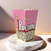 Caja de palomitas de cartulina blanca de 250 g desechable directo de fábrica suministros para fiestas navideñas cartón palomitas Amazon