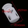 Hebilla de Resorte de Nailon Blanca y Negra Cintura Dobladillo de Sudadera Zapatos Chaqueta de Plumas Hebilla de Ajuste Elástico Hebilla de Doble Agujero Antideslizante