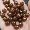 Contas Redondas Cor de Caramelo, Contas Soltas de Jade, Rocha de Quartzo, Contas Coloridas, Pulseira DIY, Colar, Acessórios para Joias, Contas