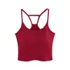 Camisola sexy acolchada gruesa estilo americano para mujer, prenda exterior de verano, top sin mangas ajustado sexy con cuello en U