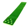 Tapete de Práctica de Putting de Golf Más Vendido Transfronterizo con 12 Agujeros, Fibra de Césped de Alta Densidad Tapete de Putting de Eva Antideslizante Venta al por Mayor