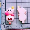 Conejo púrpura de dibujos animados brillante oso rosa zorro rosa oso amarillo cuerda DIY pasador cuerda para el pelo accesorios de resina