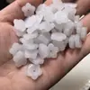 Cuentas de jade de imitación de jade blanco de Hotan de Xinjiang con agujero grande, cuentas sueltas de 10 mm para pulseras, pendientes y accesorios