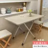 Mesa dobrável Mesa de jantar doméstica Aluguel de casa Sala de jantar Mesa pequena Dormitório Barraca portátil ao ar livre Mesa quadrada simples