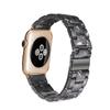 Adequado para Apple Watch três contas pulseira de resina iwatch7 acrílico nova cor correspondente pulseira
