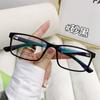 Novos Armações de Óculos de Grau Ópticos Estilo Business, Modelos Simples de Qualidade para Homens e Mulheres, Podem Ser Personalizados com Lentes de Grau, Armações Quadradas Pequenas para Estudantes