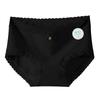 Ropa interior de algodón para mujer, cintura 7A, seda morera, antibacteriana, entrepierna, transpirable, cintura, vientre, cadera, pantalones cortos triangulares, 40 unidades