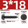 Tornillos Autorroscantes de Acero Inoxidable 304 con Cabeza de Botón y Ranura de Cruz, Cola Puntiaguda y Arandela, Tornillos para Madera Mm3M4M5M6