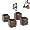 Cristal Hongchu Tipo Hielo Natural Cubo de Obsidiana Accesorios para Joyería DIY Cuentas Sueltas Cubos de Obsidiana Hielo Natural Venta al por Mayor