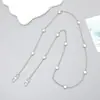 Venda Quente Corrente de Ombro Transversal com Pedras Preciosas Pingente de Lanyard para Celular Corrente Anti-Queda para Celular Corrente para Copo de Água Infantil Corrente de Ombro