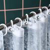 Cortina de Ducha Impermeable Estilo Ojo de Gato Popular de Amazon, Cortina Divisoria de Baño Engrosada Sin Taladro, Cortina Colgante para Ducha, A Prueba de Moho