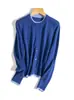 [Lavable a máquina] 26 Novedades de principios de primavera 48 unidades Mezcla de lana Bloques de color Cardigan de punto de imitación de dos piezas Cuello redondo Chaqueta estilizada