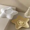 Bandeja de Almacenamiento Estilo Ins Estrella de Mar Amapola Molde de Resina DIY Plato de Yeso para Aromaterapia Adorno Molde de Silicona