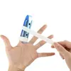 Férula Protectora Fija para Dedo Dislocación Fractura Articulación del Dedo Dispositivo Enderezador Azul