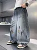Nueva colección de otoño de pantalones vaqueros para niños, con diseños de moda, estampados de grafiti y un look estiloso adecuado para niños y estudiantes de secundaria.