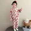 Pijama para Niñas Otoño e Invierno Conjunto de Ropa para el Hogar 2026 Nuevo Forro Polar para Bebé Ropa Gruesa de Invierno para el Hogar