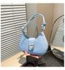 Color Sólido Lujo Ligero Diario Trendy 2025 Nuevo Texturizado Gran Capacidad Elegante Moda Bolso de Hombro Individual Cruzado Sobaco para Mujer
