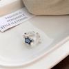 Anillo Estrella de la Suerte para Mujer ins Novedoso Nicho de Alta Gama Anillo de Dedo Apertura Chica Caliente Combinable Pan psyp Anillo
