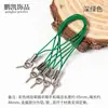 Accesorios DIY cuerda para teléfono ojo de oveja colorida accesorios de cordón de fieltro de lana venta al por mayor cordón con colgante de uña ojo de oveja