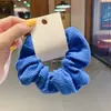 Scrunchie Fofo Estilo JK Acadêmico Coreano, Elástico de Cabelo para Meninas, Acessório de Cabelo