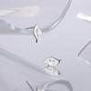 SHIAI1 Pendientes de botón de plata de ley 925 con hojas de plata, mini pendientes pequeños, pendientes Mori, moda que combina con todo, imprescindibles para el viajero.