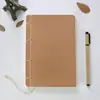Papel Kraft Cuerda de Cera Vintage Cuaderno Hecho a Mano Bloc de Dibujo Bloc de Notas Patrón de Cubierta