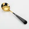 Cuchara de celebridad de Internet, cuchara de acero inoxidable 304, linda cuchara redonda para niños, cuchara creativa de estilo coreano para postre, cuchara para sopa, vajilla